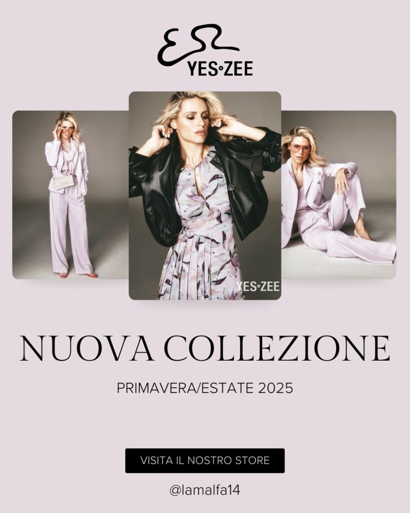 La stagione delle nuove tendenze è appena iniziata! Esplora subito la collezione Primavera/Estate 2025 di YES ZEE e rinnova il tuo guardaroba per un'estate all'insegna dello stile e della freschezza!